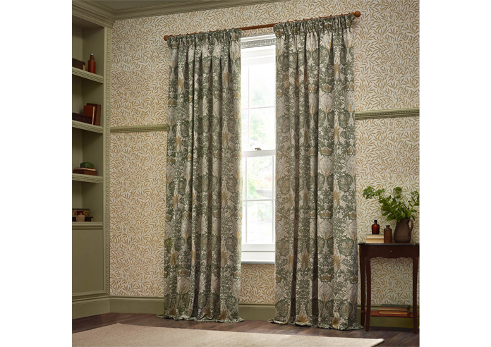 Snakeshead Pencil Pleat, Sunflower/Stone - Ready Made Curtains - Image 7